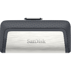 SanDisk Ultra Dual Drive lecteur USB flash 16 Go USB Type-A / USB Type-C 3.2 Gen 1 (3.1 Gen 1) Noir, Argent